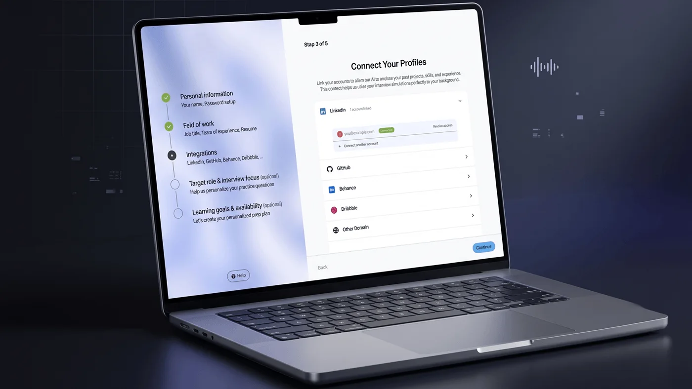 Interview Prep Platform - Onboarding Flow Redesign